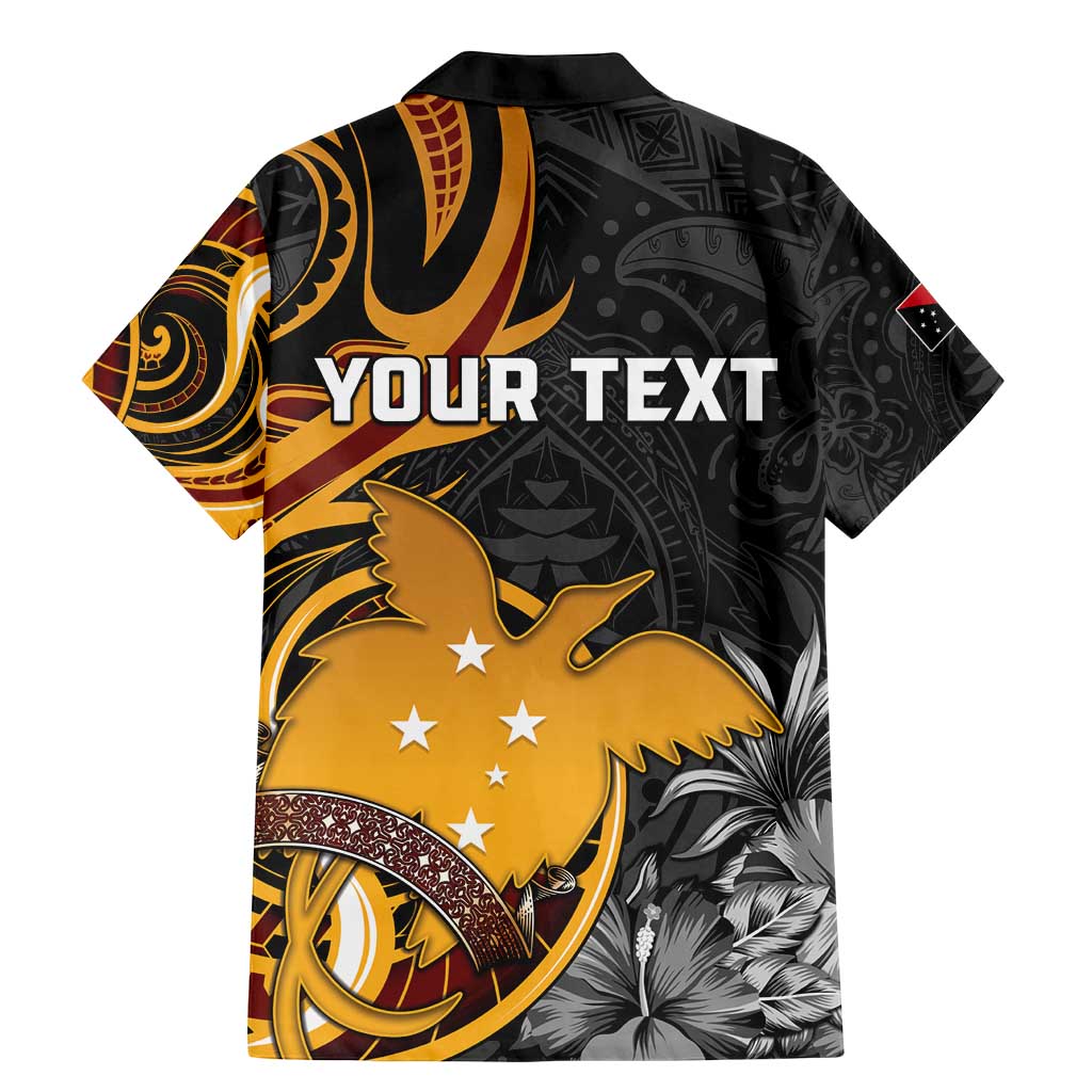 Personalised Papua New Guinea Family Matching Mermaid Dress and Hawaiian Shirt Happy 50th Independence Anniversary LT05 - Polynesian Pride
