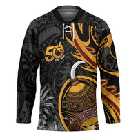 Papua New Guinea Hockey Jersey Happy 50th Independence Anniversary - Polynesian Pride