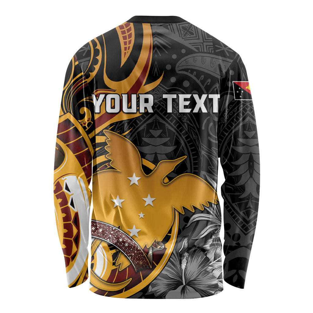 Personalised Papua New Guinea Long Sleeve Shirt Happy Independence Day LT05 - Polynesian Pride