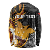 Personalised Papua New Guinea Long Sleeve Shirt Happy Independence Day LT05 - Polynesian Pride
