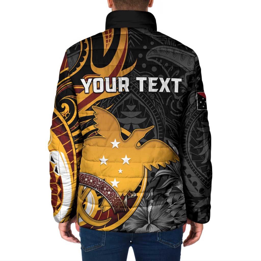 Papua New Guinea Padded Jacket Happy 50th Independence Anniversary - Polynesian Pride