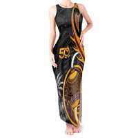 Personalised Papua New Guinea Tank Maxi Dress Happy 50th Independence Anniversary - Polynesian Pride