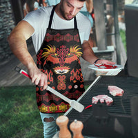 Papua Batik Motif Apron Papua Spirit Black Version - Polynesian Pride