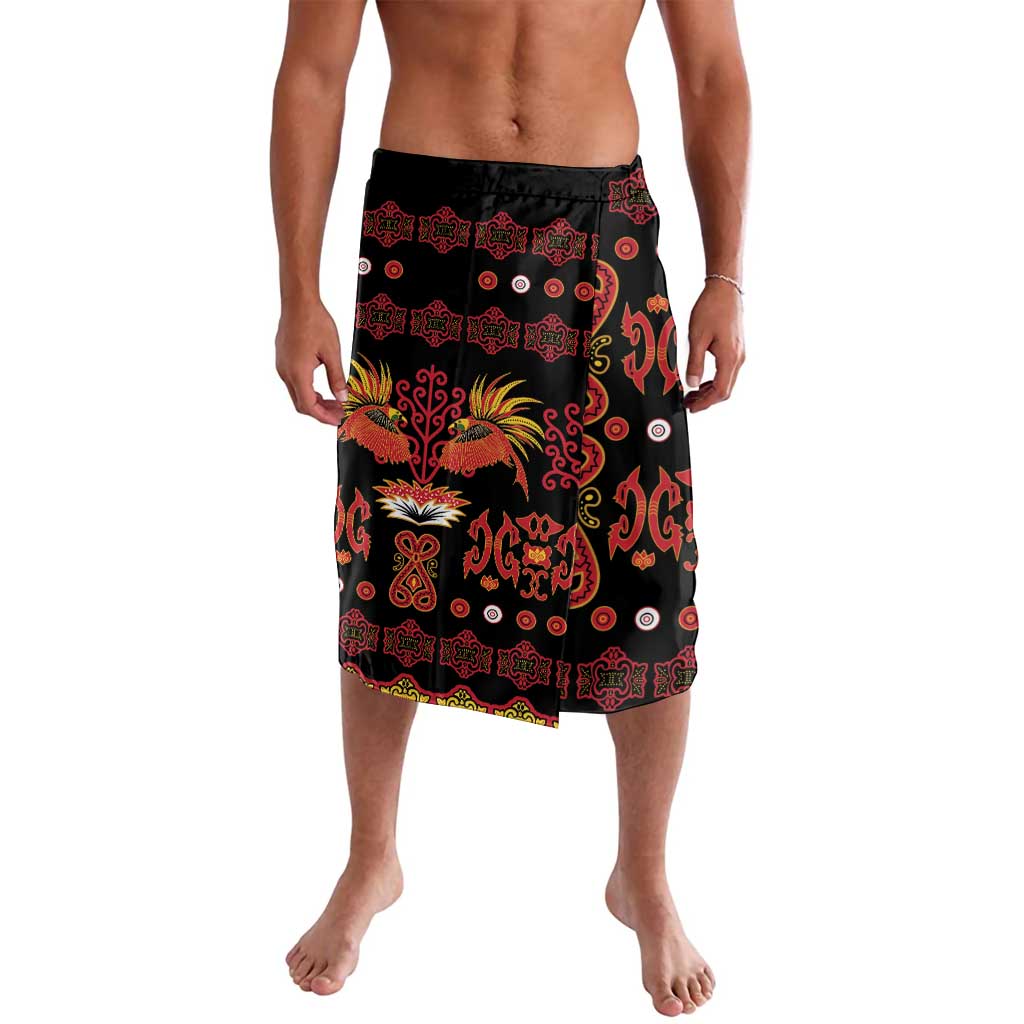 Papua Batik Motif Lavalava Papua Spirit Black Version - Polynesian Pride