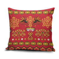 Papua Batik Motif Pillow Cover Papua Spirit Red Version LT05 Red - Polynesian Pride