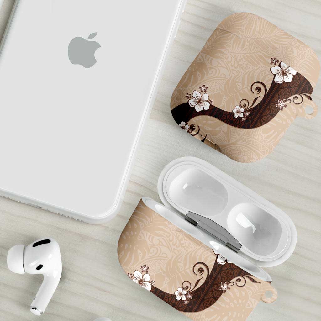 Polynesia Hibiscus AirPods Case Cameo Curve Motif - Polynesian Pride