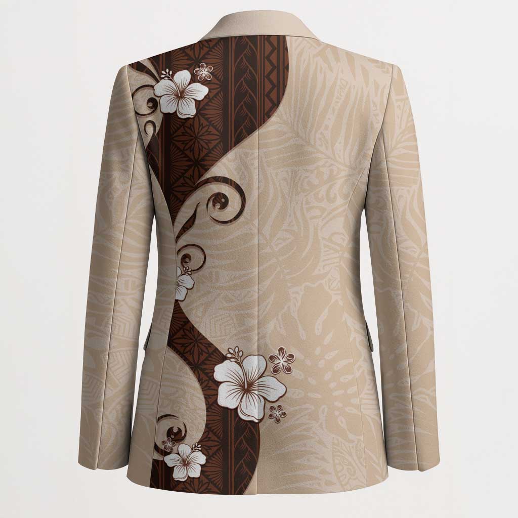 Polynesia Hibiscus Blazer Cameo Curve Motif LT05 - Polynesian Pride
