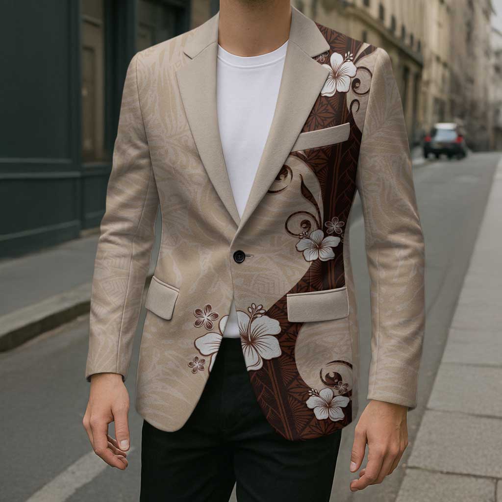 Polynesia Hibiscus Blazer Cameo Curve Motif LT05 - Polynesian Pride