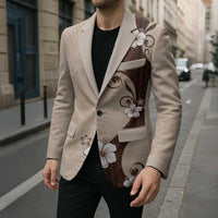 Polynesia Hibiscus Blazer Cameo Curve Motif LT05 - Polynesian Pride