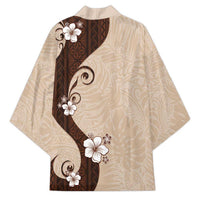 Polynesia Hibiscus Kimono Cameo Curve Motif LT05 - Polynesian Pride