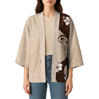 Polynesia Hibiscus Kimono Cameo Curve Motif LT05 - Polynesian Pride