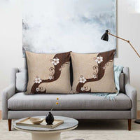 Polynesia Hibiscus Pillow Cover Cameo Curve Motif LT05 - Polynesian Pride