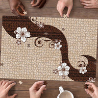 Polynesia Hibiscus Puzzle Cameo Curve Motif LT05 - Polynesian Pride