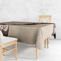 Polynesia Hibiscus Tablecloth Cameo Curve Motif - Polynesian Pride