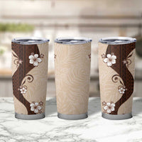 Polynesia Hibiscus Tumbler Cup Cameo Curve Motif LT05 - Polynesian Pride