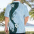 Polynesia Hibiscus Hawaiian Shirt Sky Blue Curve Motif - Polynesian Pride