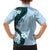 Polynesia Hibiscus Hawaiian Shirt Sky Blue Curve Motif - Polynesian Pride