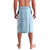 Polynesia Hibiscus Lavalava Sky Blue Curve Motif - Polynesian Pride