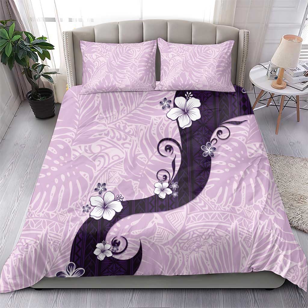Polynesia Hibiscus Bedding Set Thistle Curve Motif - Polynesian Pride