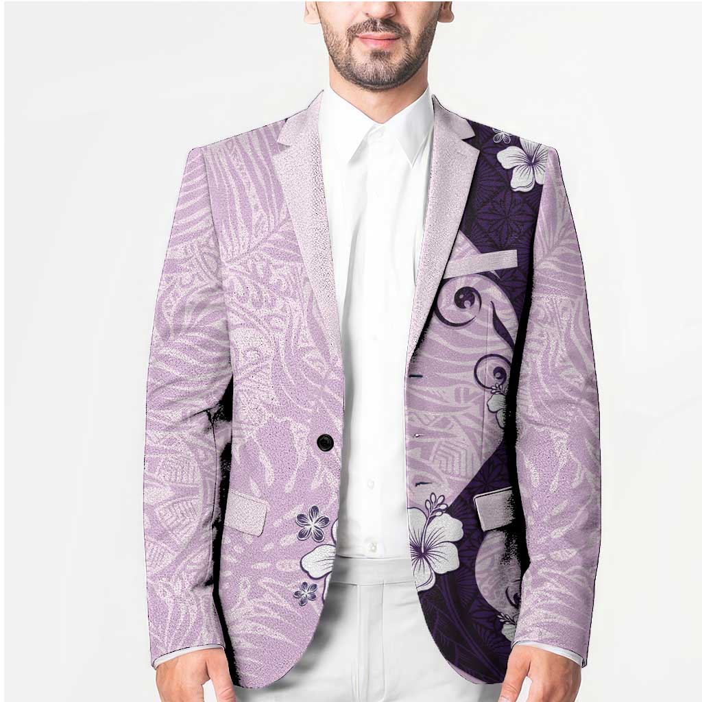Polynesia Hibiscus Blazer Thistle Curve Motif LT05 - Polynesian Pride