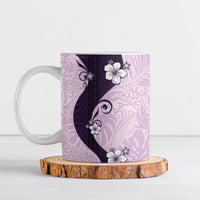 Polynesia Hibiscus Ceramic Mug Thistle Curve Motif - Polynesian Pride