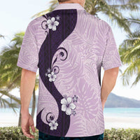 Polynesia Hibiscus Hawaiian Shirt Thistle Curve Motif - Polynesian Pride