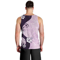 Polynesia Hibiscus Men Tank Top Thistle Curve Motif - Polynesian Pride