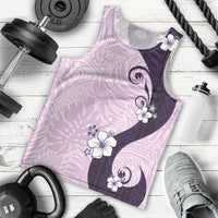 Polynesia Hibiscus Men Tank Top Thistle Curve Motif - Polynesian Pride