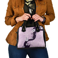 Polynesia Hibiscus Shoulder Handbag Thistle Curve Motif - Polynesian Pride