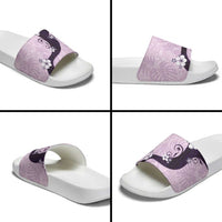 Polynesia Hibiscus Slide Sandals Thistle Curve Motif LT05 - Polynesian Pride