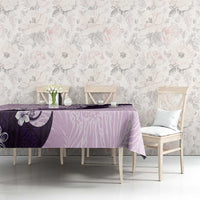 Polynesia Hibiscus Tablecloth Thistle Curve Motif - Polynesian Pride