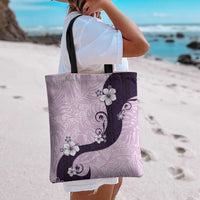 Polynesia Hibiscus Tote Bag Thistle Curve Motif LT05 - Polynesian Pride