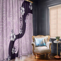 Polynesia Hibiscus Window Curtain Thistle Curve Motif LT05 - Polynesian Pride