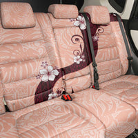 Polynesia Hibiscus Back Car Seat Cover Rose Bud Curve Motif - Polynesian Pride