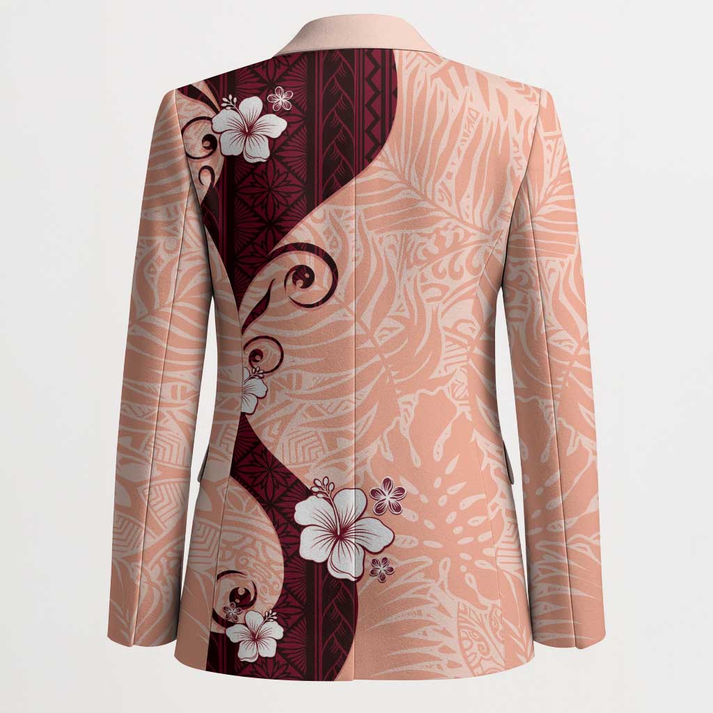 Polynesia Hibiscus Blazer Rose Bud Curve Motif LT05 - Polynesian Pride
