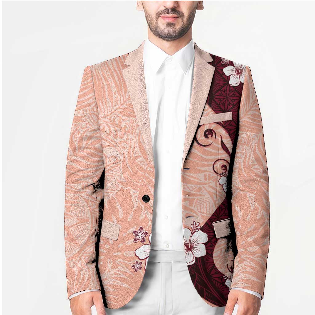 Polynesia Hibiscus Blazer Rose Bud Curve Motif LT05 - Polynesian Pride