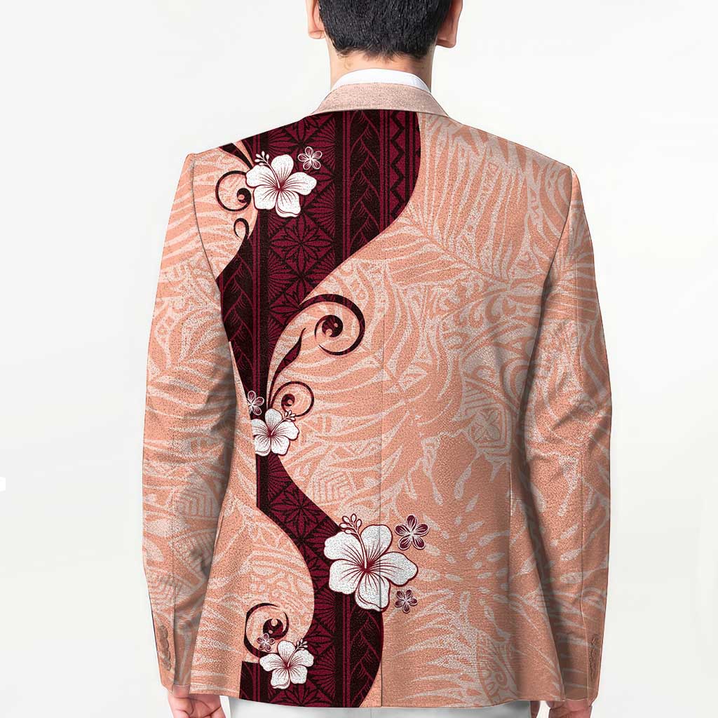 Polynesia Hibiscus Blazer Rose Bud Curve Motif LT05 - Polynesian Pride