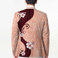 Polynesia Hibiscus Blazer Rose Bud Curve Motif LT05 - Polynesian Pride