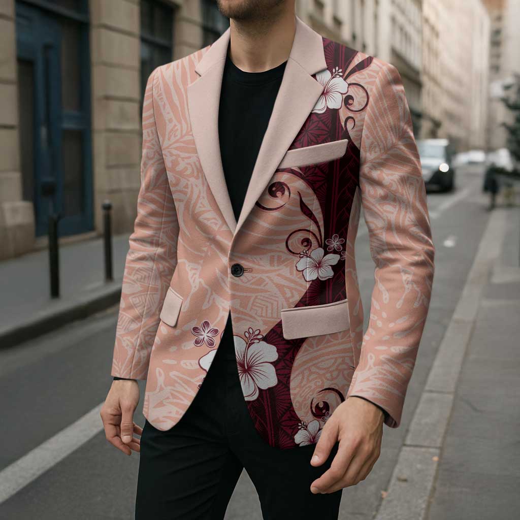 Polynesia Hibiscus Blazer Rose Bud Curve Motif LT05 - Polynesian Pride