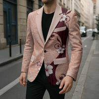 Polynesia Hibiscus Blazer Rose Bud Curve Motif LT05 - Polynesian Pride