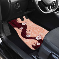 Polynesia Hibiscus Car Mats Rose Bud Curve Motif LT05 - Polynesian Pride