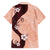 Polynesia Hibiscus Hawaiian Shirt Rose Bud Curve Motif - Polynesian Pride