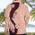 Polynesia Hibiscus Hawaiian Shirt Rose Bud Curve Motif - Polynesian Pride