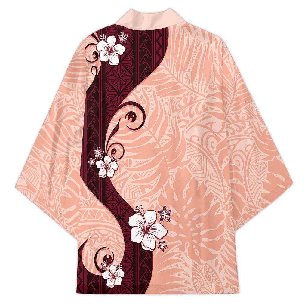 Polynesia Hibiscus Kimono Rose Bud Curve Motif LT05 - Polynesian Pride