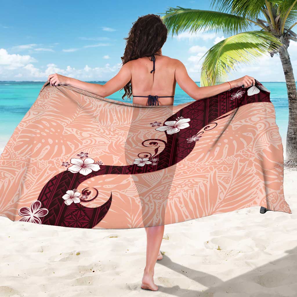 Polynesia Hibiscus Sarong Rose Bud Curve Motif LT05 - Polynesian Pride