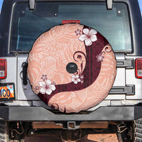 Polynesia Hibiscus Spare Tire Cover Rose Bud Curve Motif - Polynesian Pride