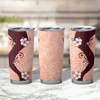 Polynesia Hibiscus Tumbler Cup Rose Bud Curve Motif LT05 - Polynesian Pride