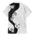 Polynesia Hibiscus Hawaiian Shirt White Curve Motif - Polynesian Pride