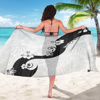 Polynesia Hibiscus Sarong White Curve Motif LT05 - Polynesian Pride