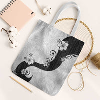 Polynesia Hibiscus Tote Bag White Curve Motif LT05 White Strap One Size White - Polynesian Pride